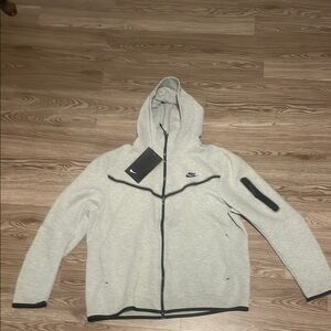 Nike Gray Zip-Up Hoodie